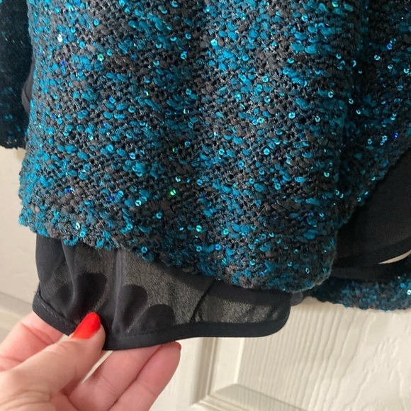 Apt9 sequin sweater with attached tank - Picture 2 of 10